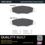 MPA 1003-0613C Quality-Built Black Series Ceramic Brake Pads w/ Hardware
