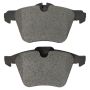 MPA 1003-0614M Quality-Built Black Series Semi-Metallic Brake Pads w/ Hardware