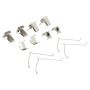 MPA 1003-0615C Quality-Built Black Series Ceramic Brake Pads w/ Hardware