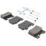 MPA 1003-0620C Quality-Built Black Series Ceramic Brake Pads w/ Hardware