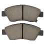 MPA 1003-0621C Quality-Built Black Series Ceramic Brake Pads w/ Hardware