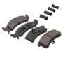 MPA 1003-0623M Quality-Built Black Series Semi-Metallic Brake Pads w/ Hardware