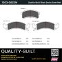 MPA 1003-0623M Quality-Built Black Series Semi-Metallic Brake Pads w/ Hardware