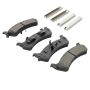 MPA 1003-0625M Quality-Built Black Series Semi-Metallic Brake Pads w/ Hardware