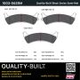 MPA 1003-0625M Quality-Built Black Series Semi-Metallic Brake Pads w/ Hardware