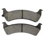MPA 1003-0625M Quality-Built Black Series Semi-Metallic Brake Pads w/ Hardware