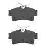 MPA 1003-0627AC Quality-Built Black Series Ceramic Brake Pads w/ Hardware