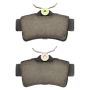MPA 1003-0627C Quality-Built Black Series Ceramic Brake Pads w/ Hardware