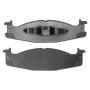 MPA 1003-0632C Quality-Built Black Series Ceramic Brake Pads w/ Hardware