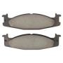 MPA 1003-0632C Quality-Built Black Series Ceramic Brake Pads w/ Hardware