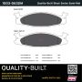 MPA 1003-0632M Quality-Built Black Series Semi-Metallic Brake Pads w/ Hardware