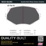 MPA 1003-0635C Quality-Built Black Series Ceramic Brake Pads w/ Hardware