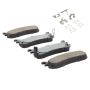 MPA 1003-0636C Quality-Built Black Series Ceramic Brake Pads w/ Hardware