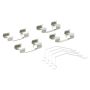 MPA 1003-0637C Quality-Built Black Series Ceramic Brake Pads w/ Hardware