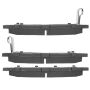 MPA 1003-0637M Quality-Built Black Series Semi-Metallic Brake Pads w/ Hardware