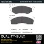 MPA 1003-0642C Quality-Built Black Series Ceramic Brake Pads w/ Hardware
