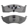 MPA 1003-0642M Quality-Built Black Series Semi-Metallic Brake Pads w/ Hardware