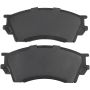 MPA 1003-0643C Quality-Built Black Series Ceramic Brake Pads w/ Hardware