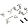 MPA 1003-0643C Quality-Built Black Series Ceramic Brake Pads w/ Hardware