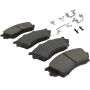 MPA 1003-0643M Quality-Built Black Series Semi-Metallic Brake Pads w/ Hardware