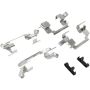 MPA 1003-0643M Quality-Built Black Series Semi-Metallic Brake Pads w/ Hardware