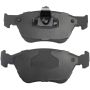 MPA 1003-0644M Quality-Built Black Series Semi-Metallic Brake Pads w/ Hardware