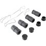 MPA 1003-0644M Quality-Built Black Series Semi-Metallic Brake Pads w/ Hardware
