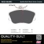 MPA 1003-0645C Quality-Built Black Series Ceramic Brake Pads w/ Hardware