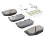 MPA 1003-0647C Quality-Built Black Series Ceramic Brake Pads w/ Hardware