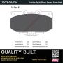 MPA 1003-0647M Quality-Built Black Series Semi-Metallic Brake Pads w/ Hardware