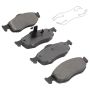 MPA 1003-0648C Quality-Built Black Series Ceramic Brake Pads w/ Hardware