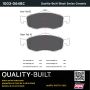 MPA 1003-0648C Quality-Built Black Series Ceramic Brake Pads w/ Hardware