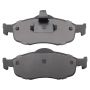 MPA 1003-0648M Quality-Built Black Series Semi-Metallic Brake Pads w/ Hardware