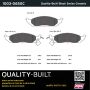 MPA 1003-0650C Quality-Built Black Series Ceramic Brake Pads w/ Hardware