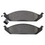 MPA 1003-0650M Quality-Built Black Series Semi-Metallic Brake Pads w/ Hardware