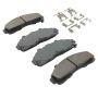 MPA 1003-0652M Quality-Built Black Series Semi-Metallic Brake Pads
