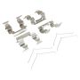 MPA 1003-0653C Quality-Built Black Series Ceramic Brake Pads w/ Hardware