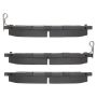 MPA 1003-0653C Quality-Built Black Series Ceramic Brake Pads w/ Hardware