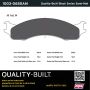 MPA 1003-0655AM Quality-Built Black Series Semi-Metallic Brake Pads w/ Hardware