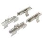 MPA 1003-0655AM Quality-Built Black Series Semi-Metallic Brake Pads w/ Hardware
