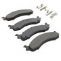 MPA 1003-0655M Quality-Built Black Series Semi-Metallic Brake Pads w/ Hardware