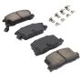 MPA 1003-0657C Quality-Built Black Series Ceramic Brake Pads w/ Hardware