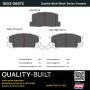 MPA 1003-0657C Quality-Built Black Series Ceramic Brake Pads w/ Hardware