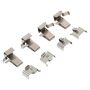MPA 1003-0657C Quality-Built Black Series Ceramic Brake Pads w/ Hardware