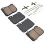 MPA 1003-0665C Quality-Built Black Series Ceramic Brake Pads w/ Hardware