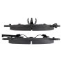 MPA 1003-0666C Quality-Built Black Series Ceramic Brake Pads w/ Hardware