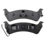 MPA 1003-0666M Quality-Built Black Series Semi-Metallic Brake Pads w/ Hardware
