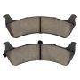 MPA 1003-0667M Quality-Built Black Series Semi-Metallic Brake Pads w/ Hardware