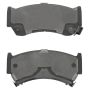MPA 1003-0668C Quality-Built Black Series Ceramic Brake Pads w/ Hardware