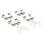 MPA 1003-0668C Quality-Built Black Series Ceramic Brake Pads w/ Hardware